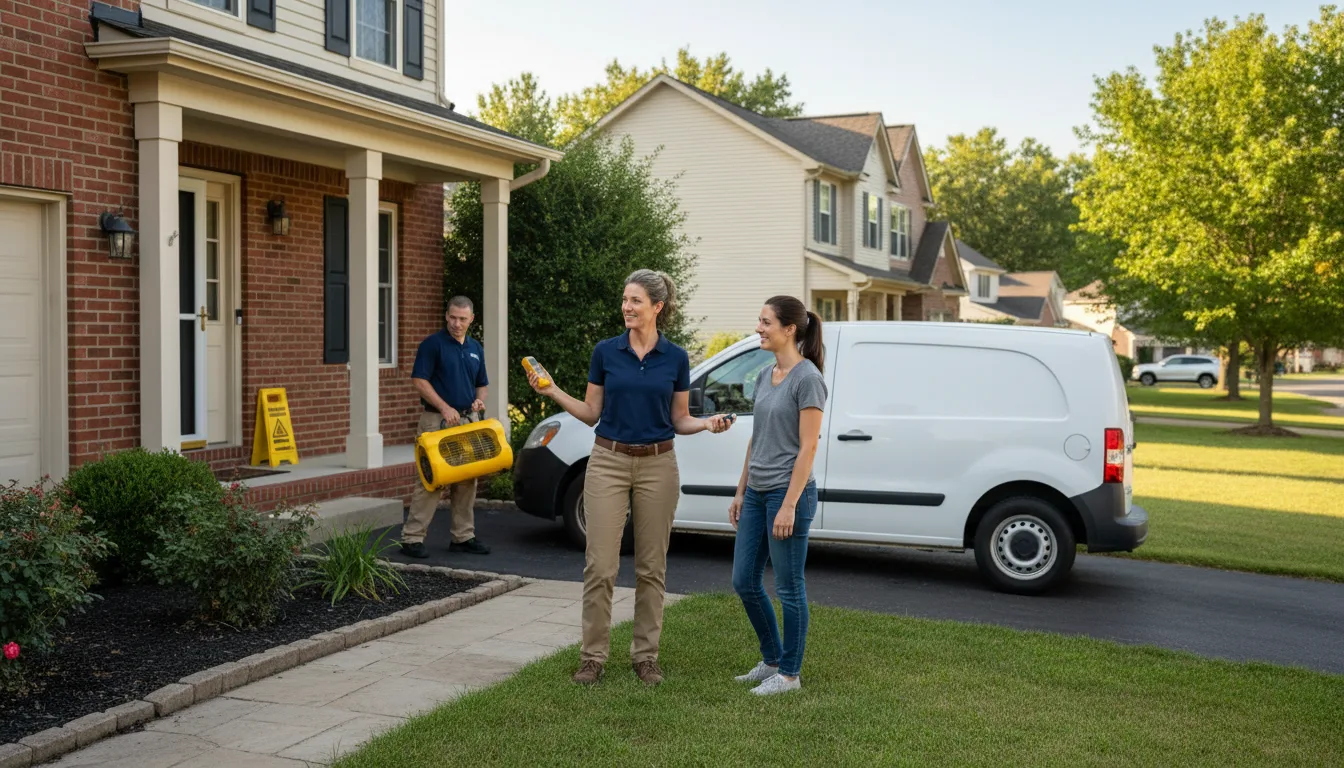 Residential water damage restoration in Fremont, NE